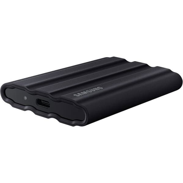 SAMSUNG - T7 Shield Sort - Ekstern SSD - 2 To - USB 3.2 - Læsehastighed op til 1 050 Mo/s