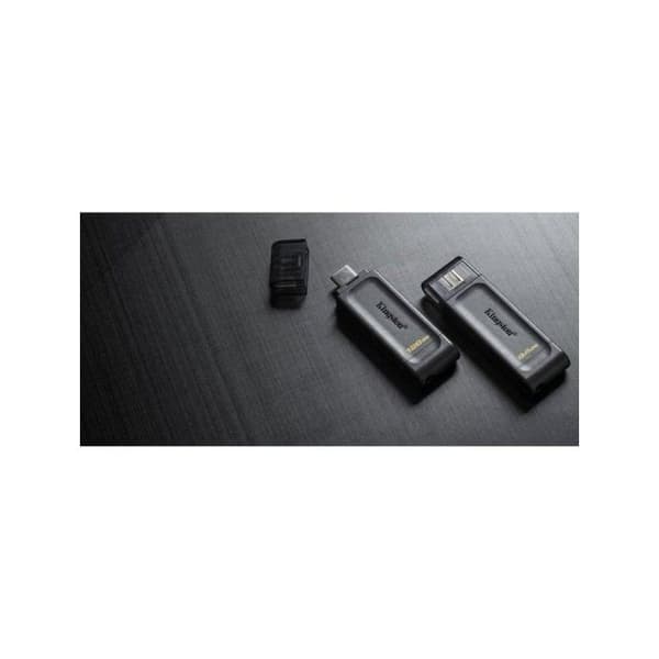 USB nøgle - KINGSTON - DATATRAVELLER 70 - 256 GB - USB-C - USB 3.2 Gen 1