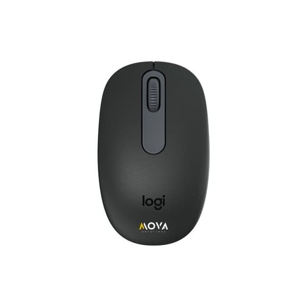 Trådlös mus - LOGITECH - M196 - Bluetooth - Förlängd ergonomi - Kompakt design