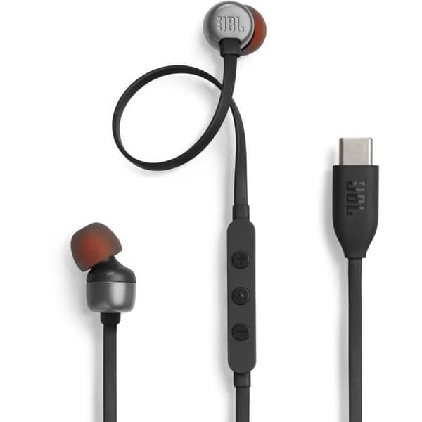 JBL Tune 310C Kablede høretelefoner - USB-C - Hi-Res understøttelse - Sort