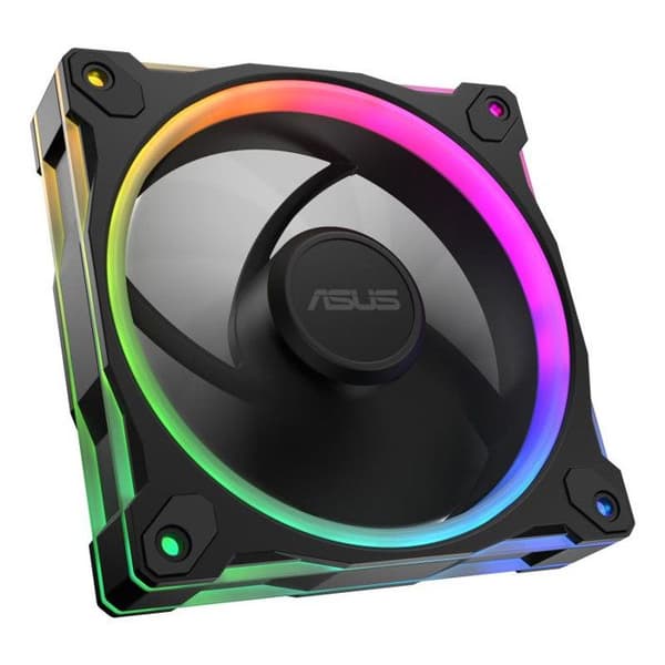 PC ventilator 12 cm - ASUS - Prime MR120 - ARGB - Sort - Sort kabinet
