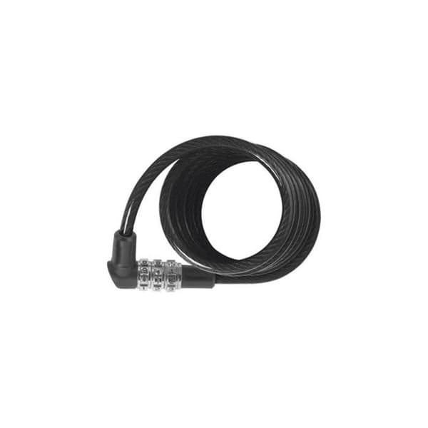 Cadenas - ABUS - 3506C-120 - Sort - Spiralkabel - 180 cm