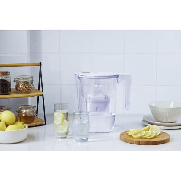 Bouilloire Philips AWP2933WHT, 2,6l, filter softner Micro X-Clean, med timer, vit