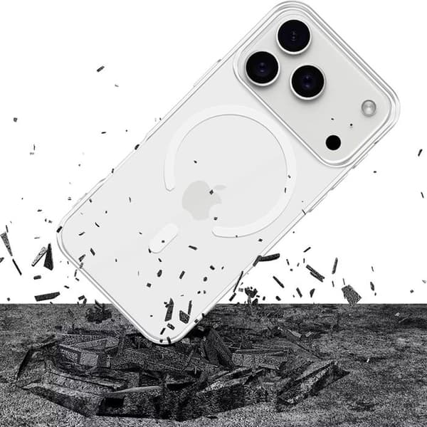 3mk Clear MagCase för iPhone 17 Pro Max - Transparent