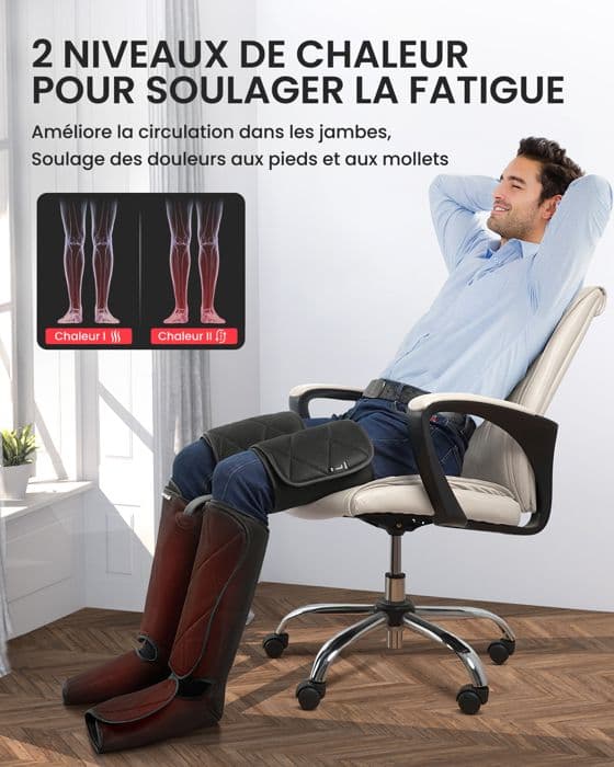 RENPHO - Aeria Ultimate Thermal 2 benmassageapparat - Sort