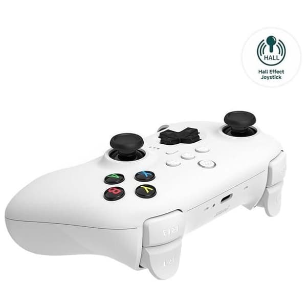 8BitDo Ultimate 2.4G Trådlös HALL EFFEKT - Vit Edition