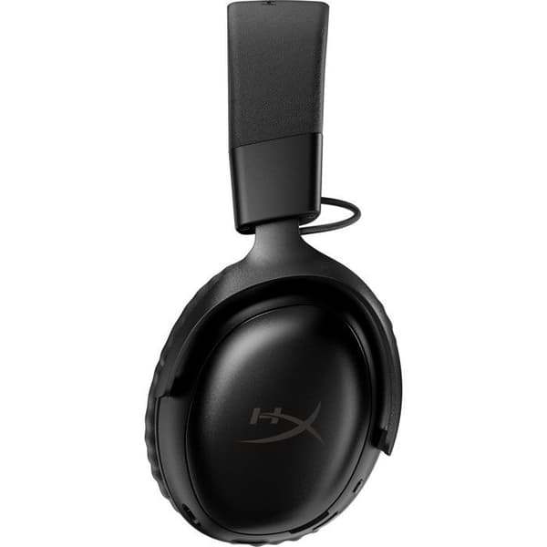 HyperX Cloud III S Wireless Gaming Headset i sort til PC, Mac, PS5, Mobile, Switch. Med USB-C til USB-A adapter, USB-kabel.