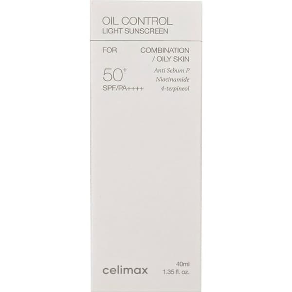 CELIMAX Oil Controlling Light Solcreme SPF 50+ PA++++ - 40 ml