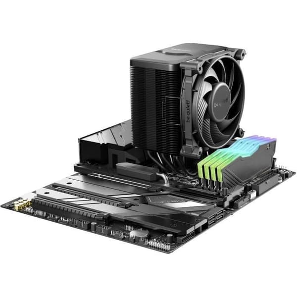 CPU-køler - BEQUIET - Dark Rock 5 - Silent Wings 135mm ventilator - Værktøjsfri montering - Elegant design