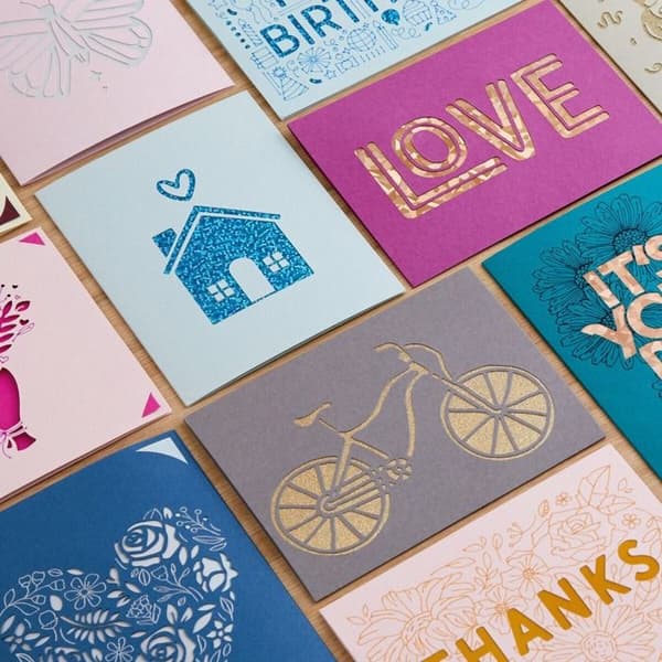 Skæremåtte - Cricut - Maker - 30 cm x 30 cm - Farve Blå - Plast