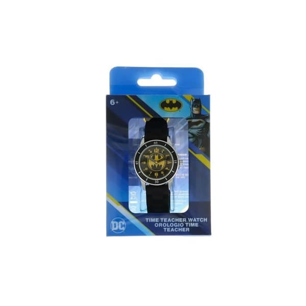 Klocka - DC Comics - Batman - Barn - Svart Silikon - Kvarts 33mm