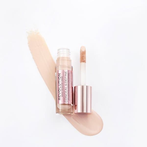 Anticerne - Makeup Revolution - Conceal & Define - C3 - Let tekstur - Perfekt dækning