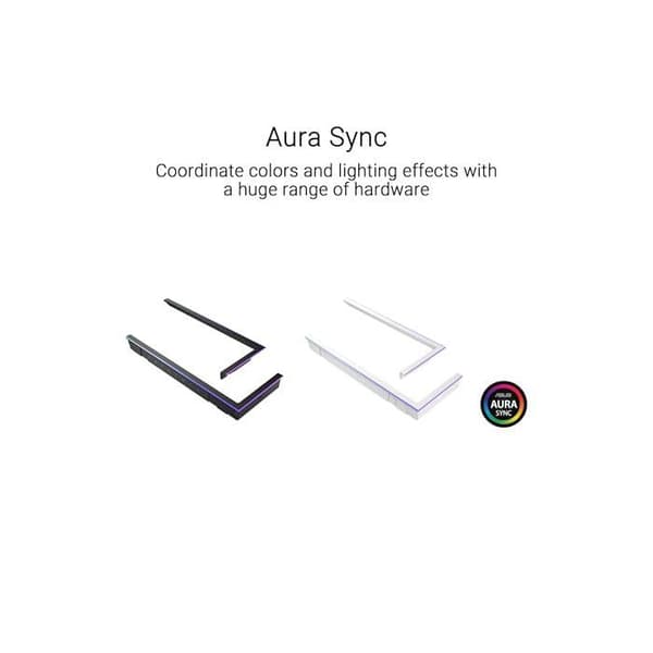 LED ARGB belysningskit - ASUS - TUF Gaming GT502 - Sort - Nem installation - Aura Sync