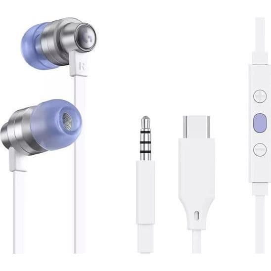Gaming Headset - Logitech - G333 - In-ear - Hvid - 3,5 mm Mini Jack, USB-C