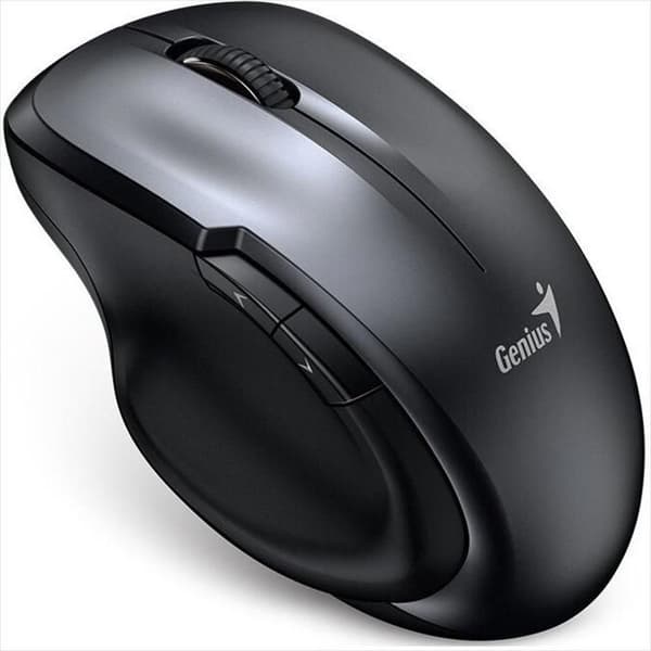 Mus Genius Ergonomisk 8200S Trådløs Grå Jern