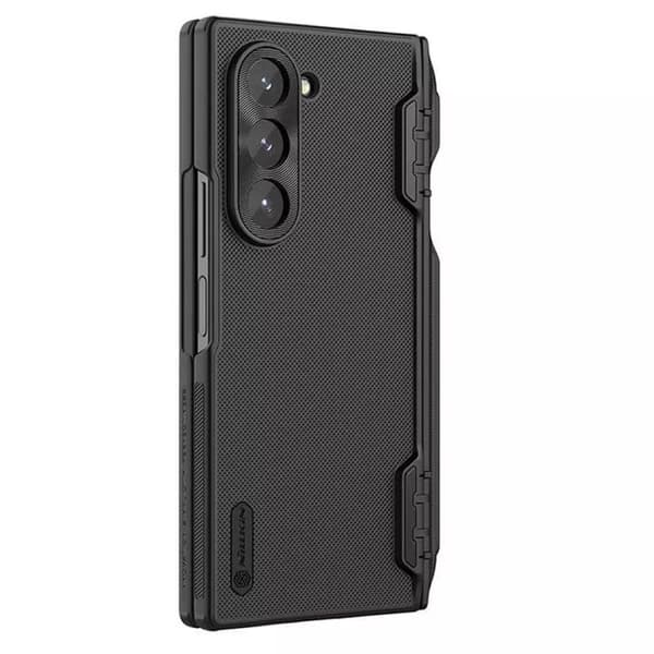 Coque - NILLKIN - Galaxy Z Fold6 - Støtte til stylus - Sort - Elegant