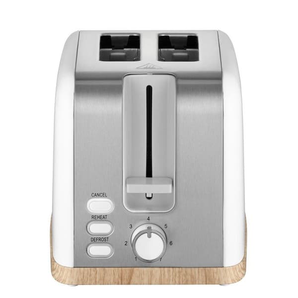 El-rist toaster - Koncept - TE2015 - 7 bruning niveauer - 2 slids - Hvid