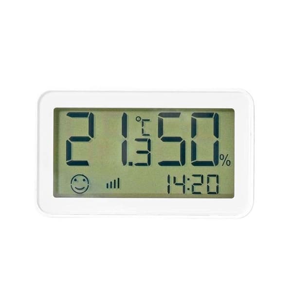 Intelligent Klimatsensor SmartLife Zigbee 3.0 med LCD-skärm Nedis Vit