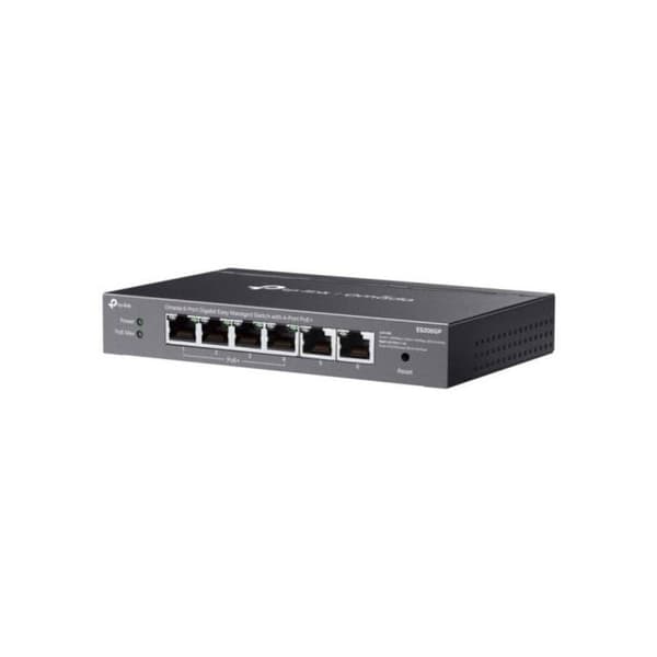 TP-Link ES206GP Switch Gigabit 6 porte (4 PoE+) 65W Sort Let Administreret