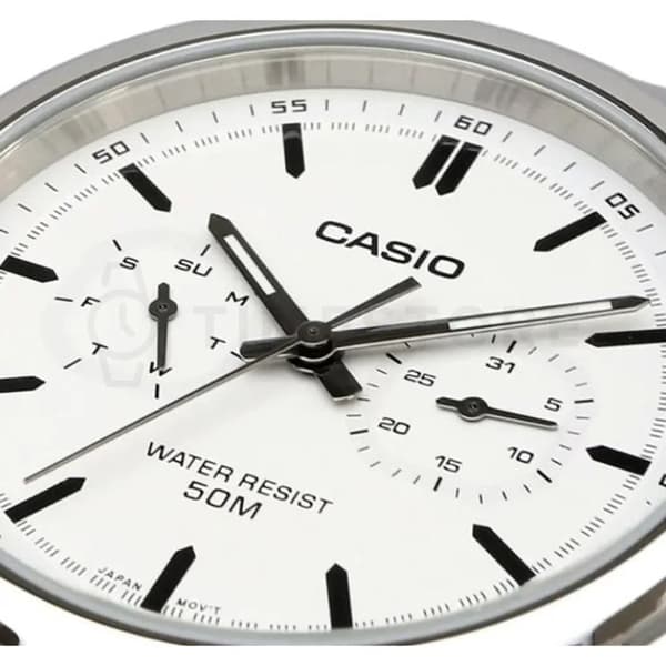 Casio MTP-E335D-7EVDF Klocka för män Timeless 41 mm 5 ATM