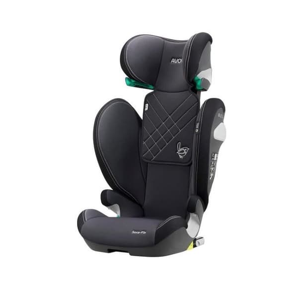 AVOVA Sora-Fix - bilsæde - gruppe 2 og 3 - isofix - Grå og sort