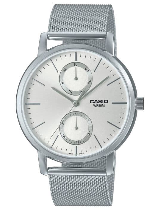 CASIO MTP-B310M-7AVEF Herreur - Grå rustfrit stål - Vandtæt 5 Atm