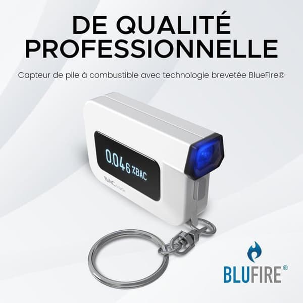 BACtrack C6 Etanoltätest - Professionell Precision, Bluetooth för Smartphones