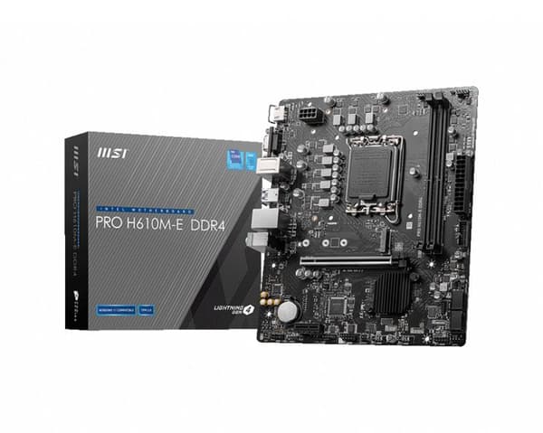 MSI - Bundkort - PRO H610M-E DDR4