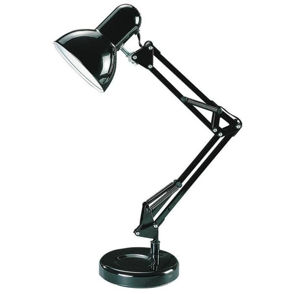 Skrivebordslampe - RABALUX - Samson - Sort metal - E27 - H49cm