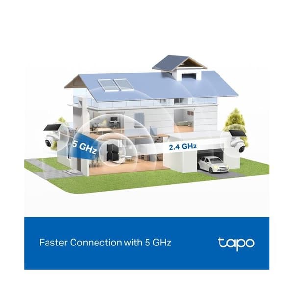 Säkerhetskamera med solpanel IP TP-Link Tapo TC92 PT 8MP 4mm Utomhus IP65