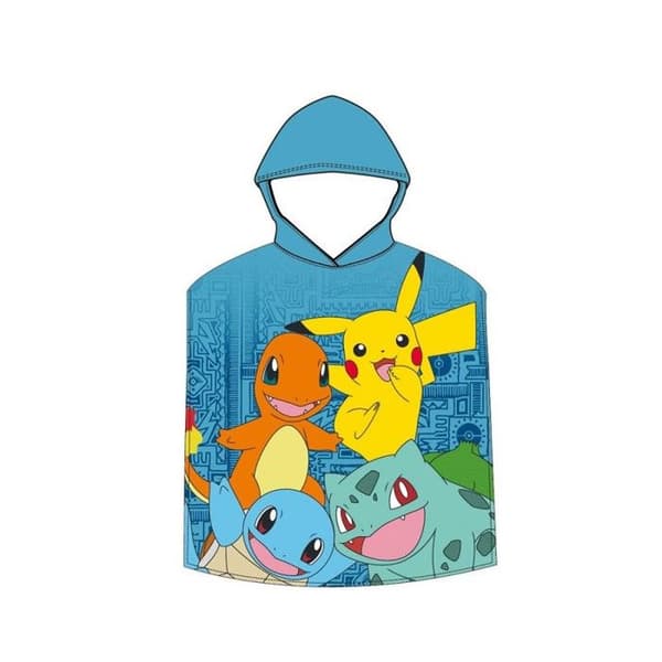 Pokémon Characters Bath Poncho