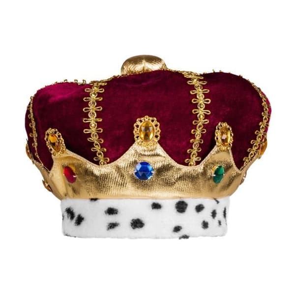 Boland børnehat majesty junior polyester rød one size