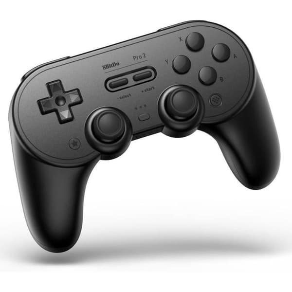 Bluetooth trådlös handkontroll - 8bitDo Pro2 Black Edition - Switch, PC, Android, Raspberry Pi