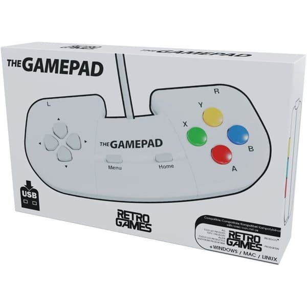 Spelkontroll - EVERCADE - Gamepad Vit INT - Vit