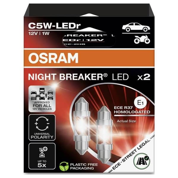 OSRAM 6418DWNB-ECE-2HB LED-pære C5W