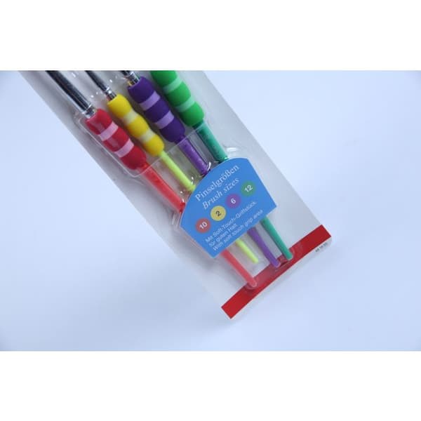 Pensler - FABER-CASTELL - Soft Touch - 4 stk. - Bløde og robuste - Ideelle til børn