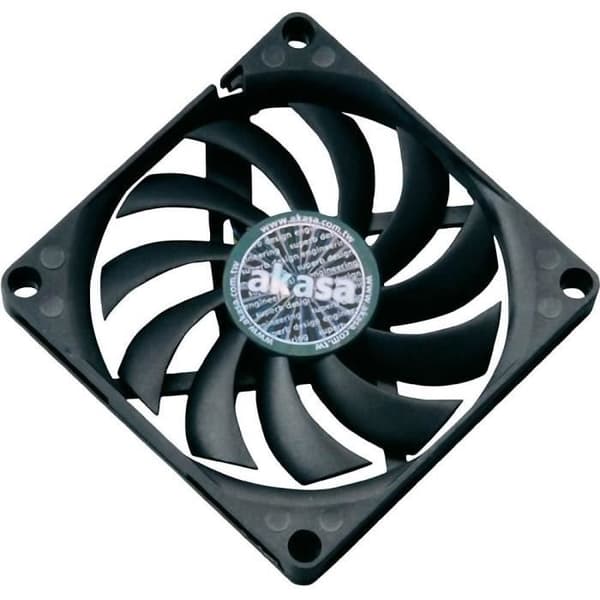 PC Ventilator - AKASA - AK-FN076 - 8CM - Sort - Stille