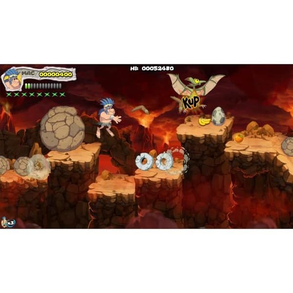 Nytt Joe And Mac Caveman Ninja T-Rex Edition Switch Game