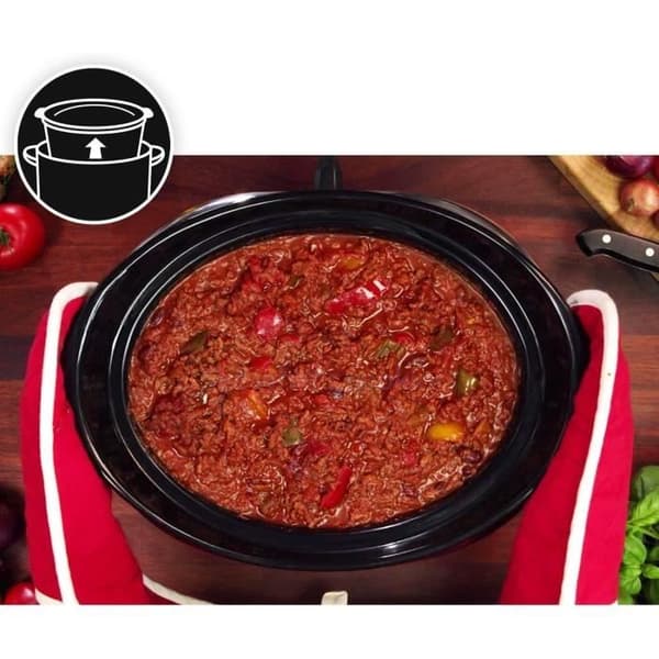 Programmerbar elektrisk slow cooker CROCK-POT SCCPBPP605050 - 5,7L - Digital timer - Rustfrit stål