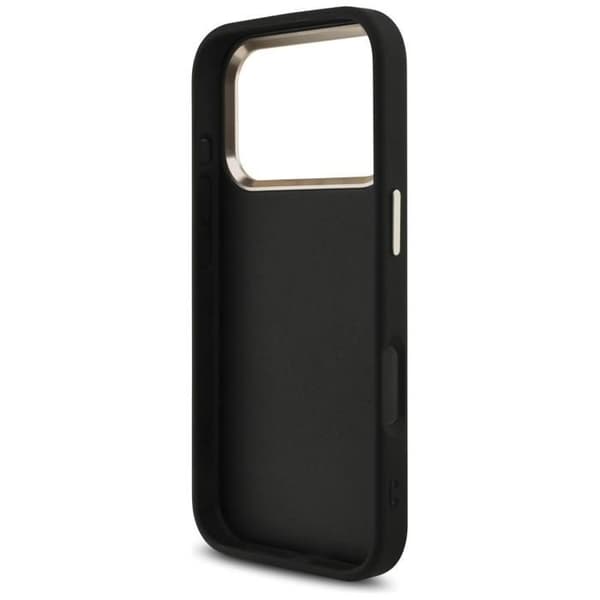 Guess Big 4G Classic Logo Cover til iPhone 17 Pro 6.3" Sort Guld