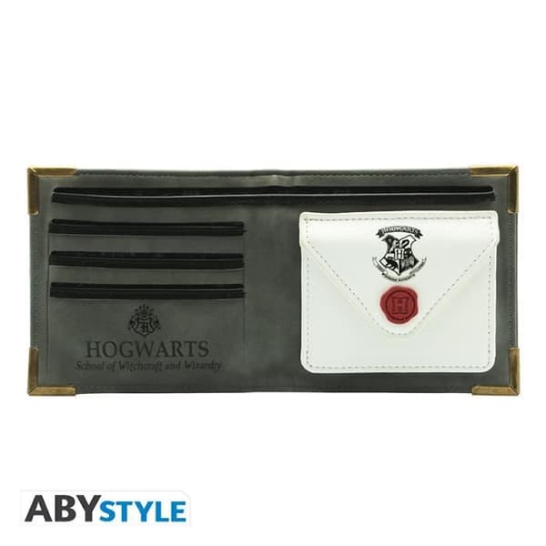 Plånbok - ABYSTYLE - Hogwarts - Röd - Polyuretan - Mjuk
