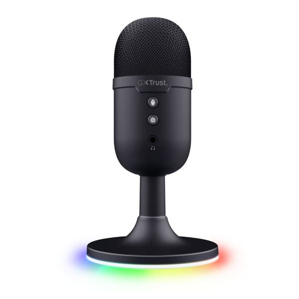 Mikrofon USB - TRUST - GXT234 Yunix - Sort - Streaming - Podcasting