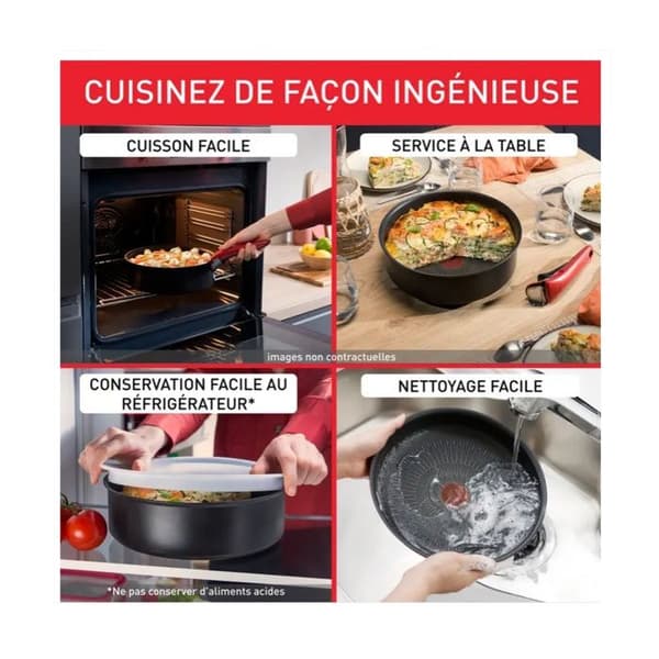 Tefal Gryde aluminium 18cm - L7232902