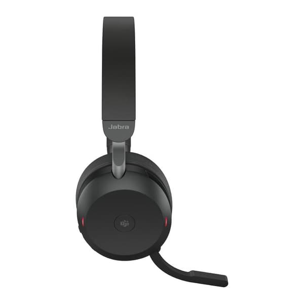 Jabra Evolve2 75 headset - trådløs/kablet Bluetooth - aktiv lydannullering - USB-C - isolation
