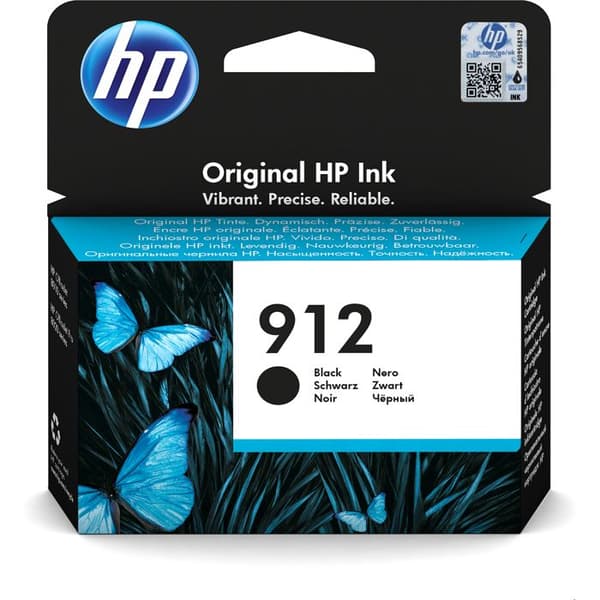 HP 912 Svart bläckpatron
