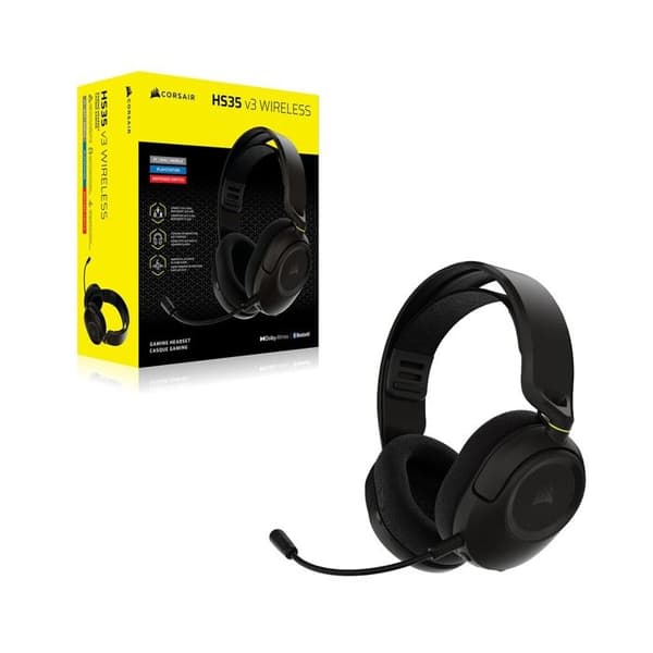 Corsair HS35 v3 Carbon trådlösa spelheadset