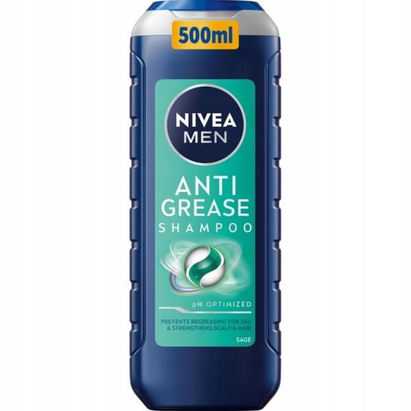NIVEA MEN anti-fedt shampoo 500 ml