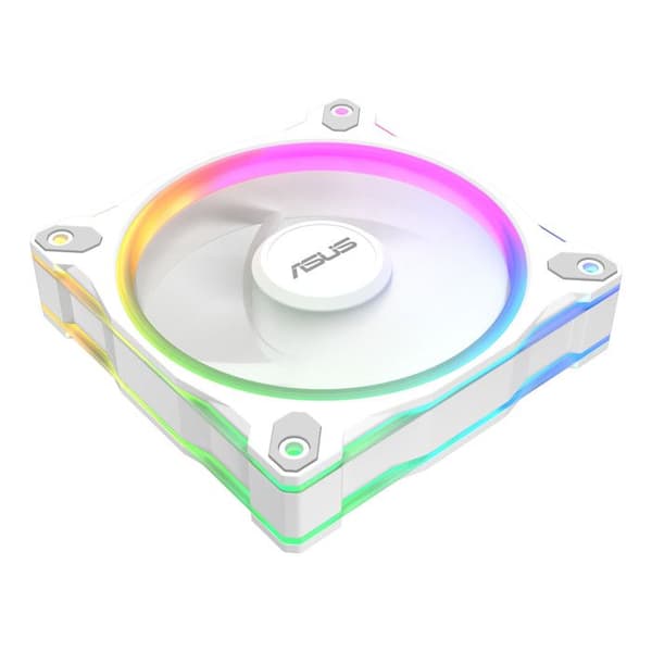 PC ventilator 12 cm - ASUS - Prime MR120 - ARGB - Hvid - Kabinet