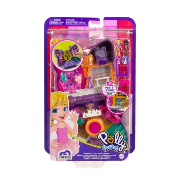 Polly Pocket - Sequin Scene Sæt - Mini-Universe Doll