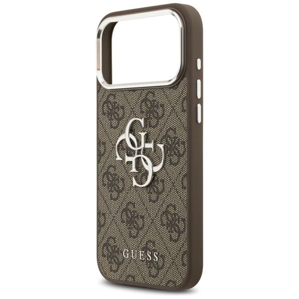 Coque Guess Hardcase Big 4G Logo Classic Logo til iPhone 17 Pro Max - Brun